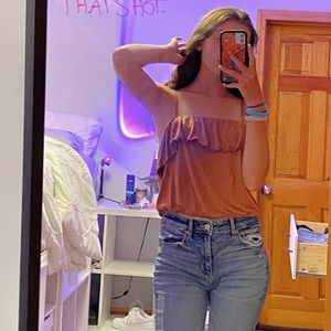 American eagle tube top with straps